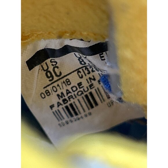 Nike Air Jordan 5 Retro Toddler Shoes Size 9C Blue/Yellow - Picture 7 of 8